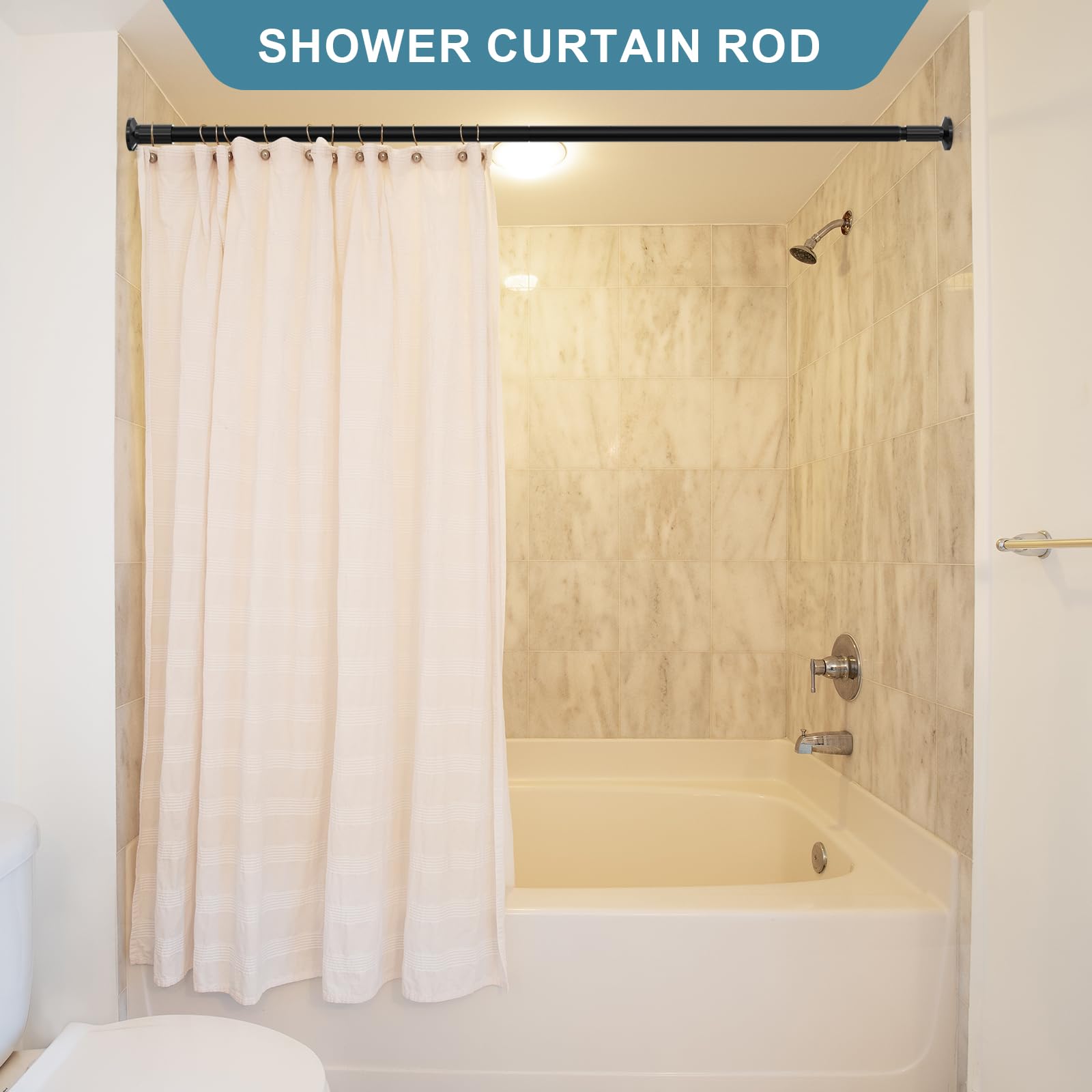 ZOCONE supporting heavy curtain to show 45 lb load capacity