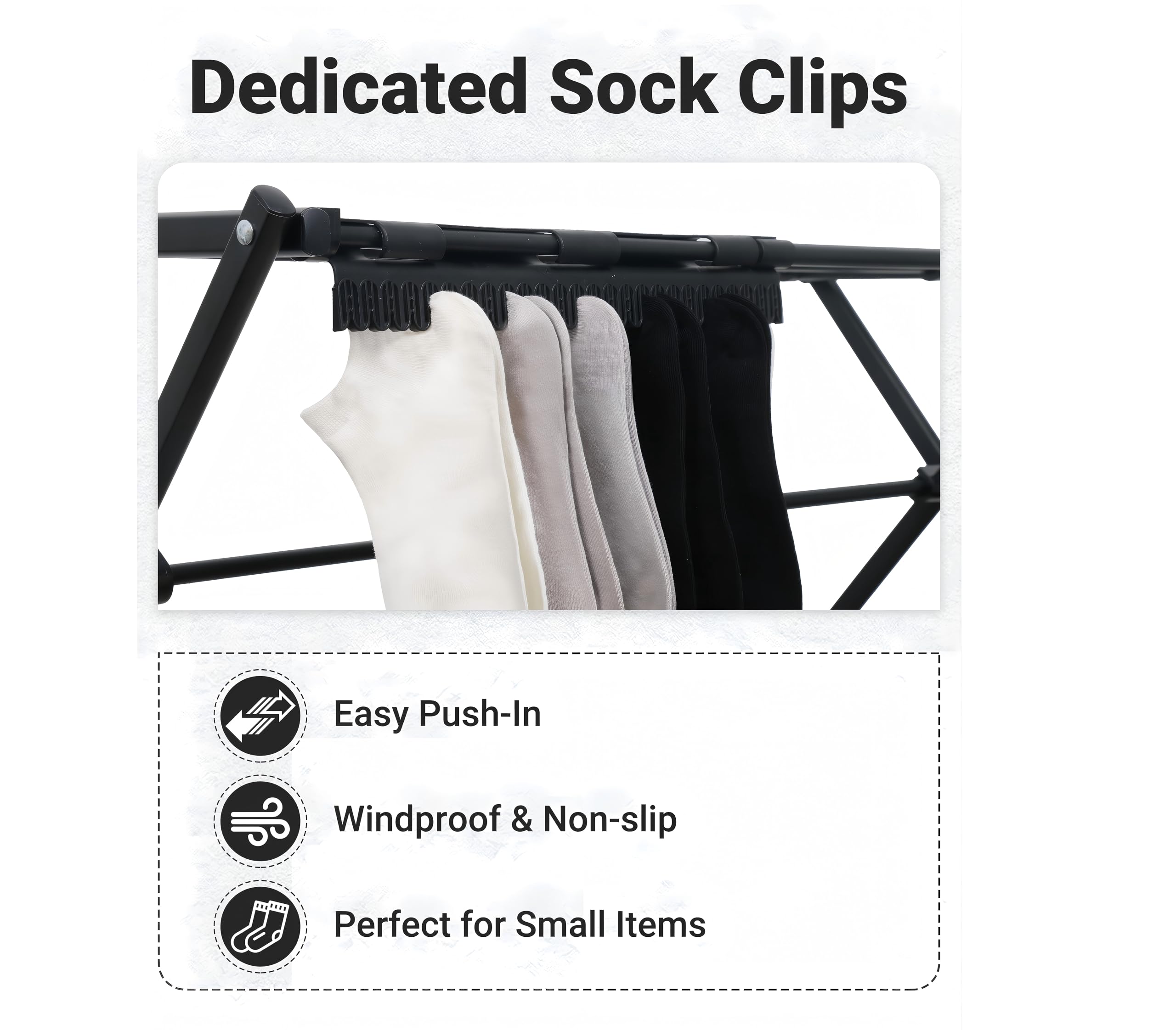 ZOES HOMEWARE supporting heavy towels to show 50 lb capacity and steadiness