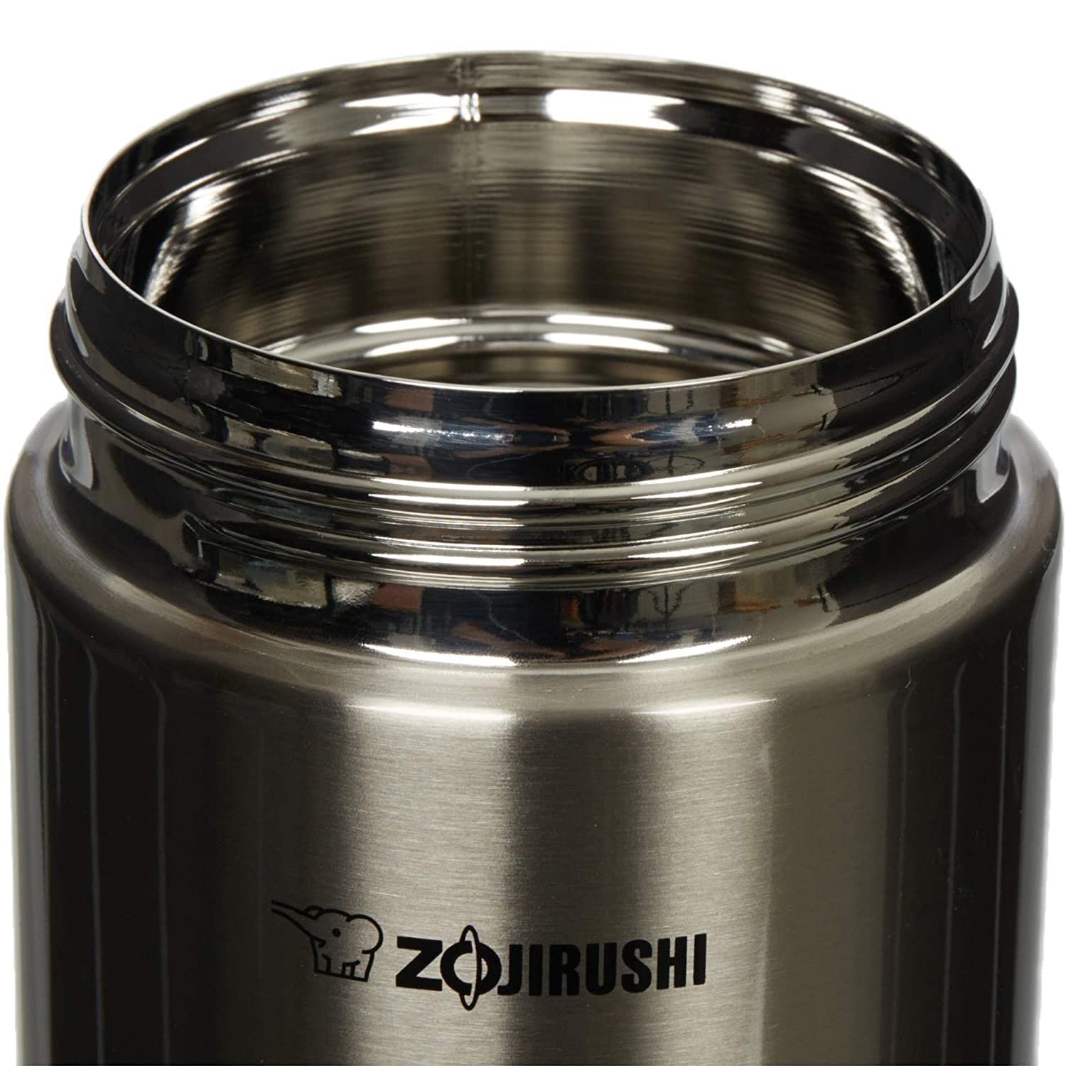 Zojirushi lid vent and dimples detail for easier opening and pressure release after hot fills