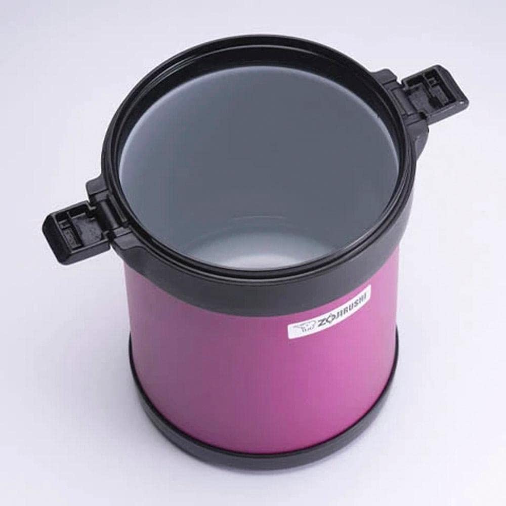 Zojirushi Mr. Bento side view highlighting stainless steel construction and durability benefit
