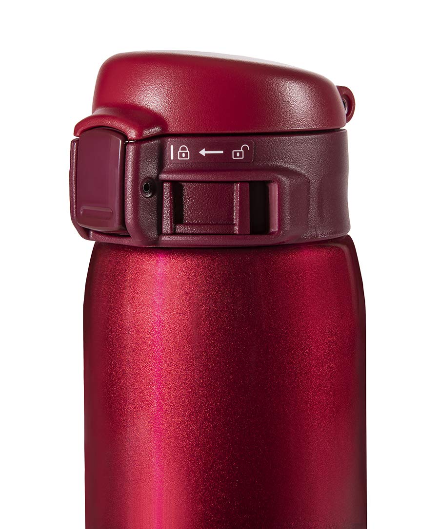 Zojirushi mug seated in car cup holder for commute convenience