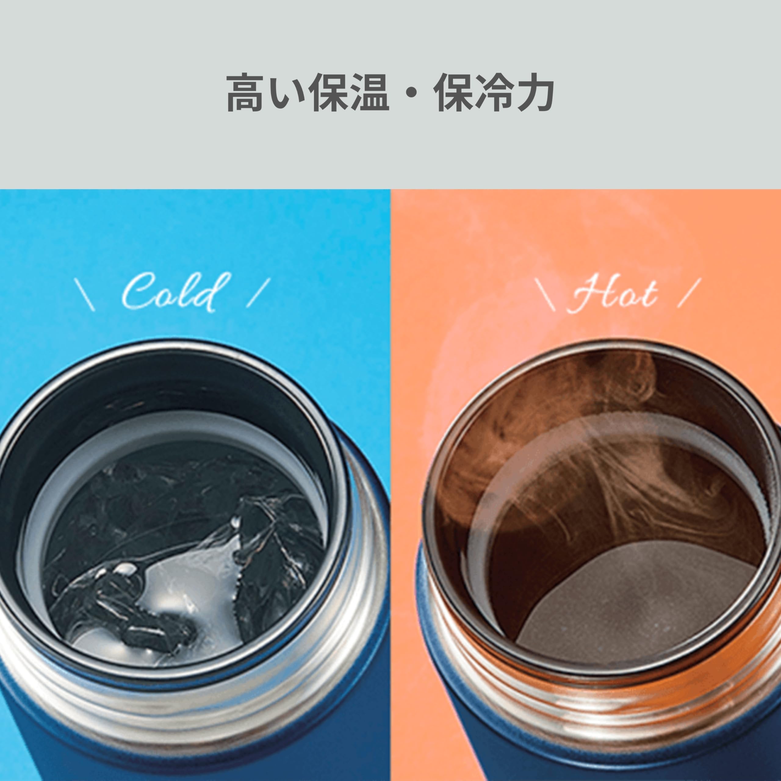 Zojirushi next to smartphone to show 480 ml size and portability benefit