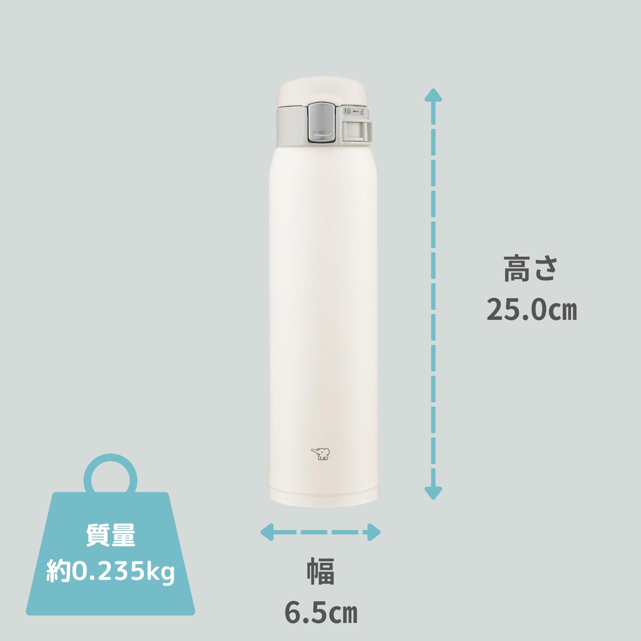 Zojirushi lid parts separated to show removable, fully washable components for hygiene