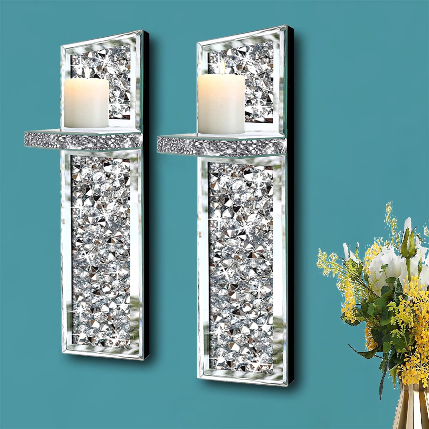 ZOLAPI pair installed in living room creating reflective brightness and ambience