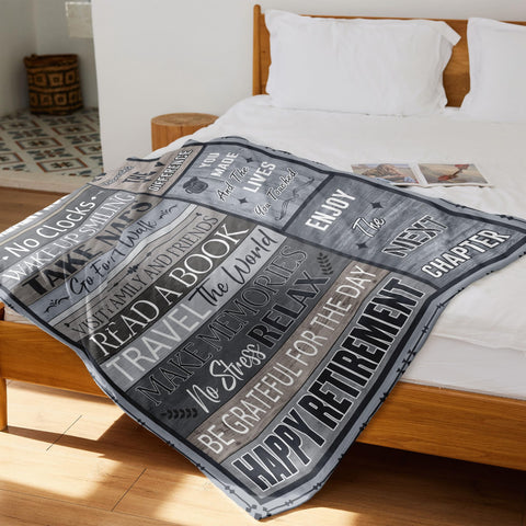 Zolumy folded blanket showing 60x50in scale for travel convenience