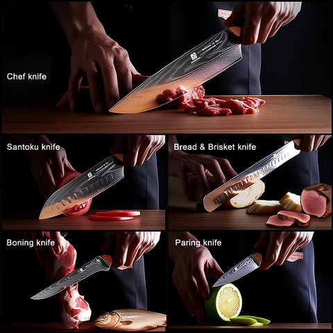 zongchuan santoku chopping vegetables quickly for consistent thin slices benefit