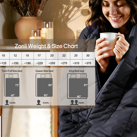 ZonLi packaging and care tag image showing washing guidance and specs