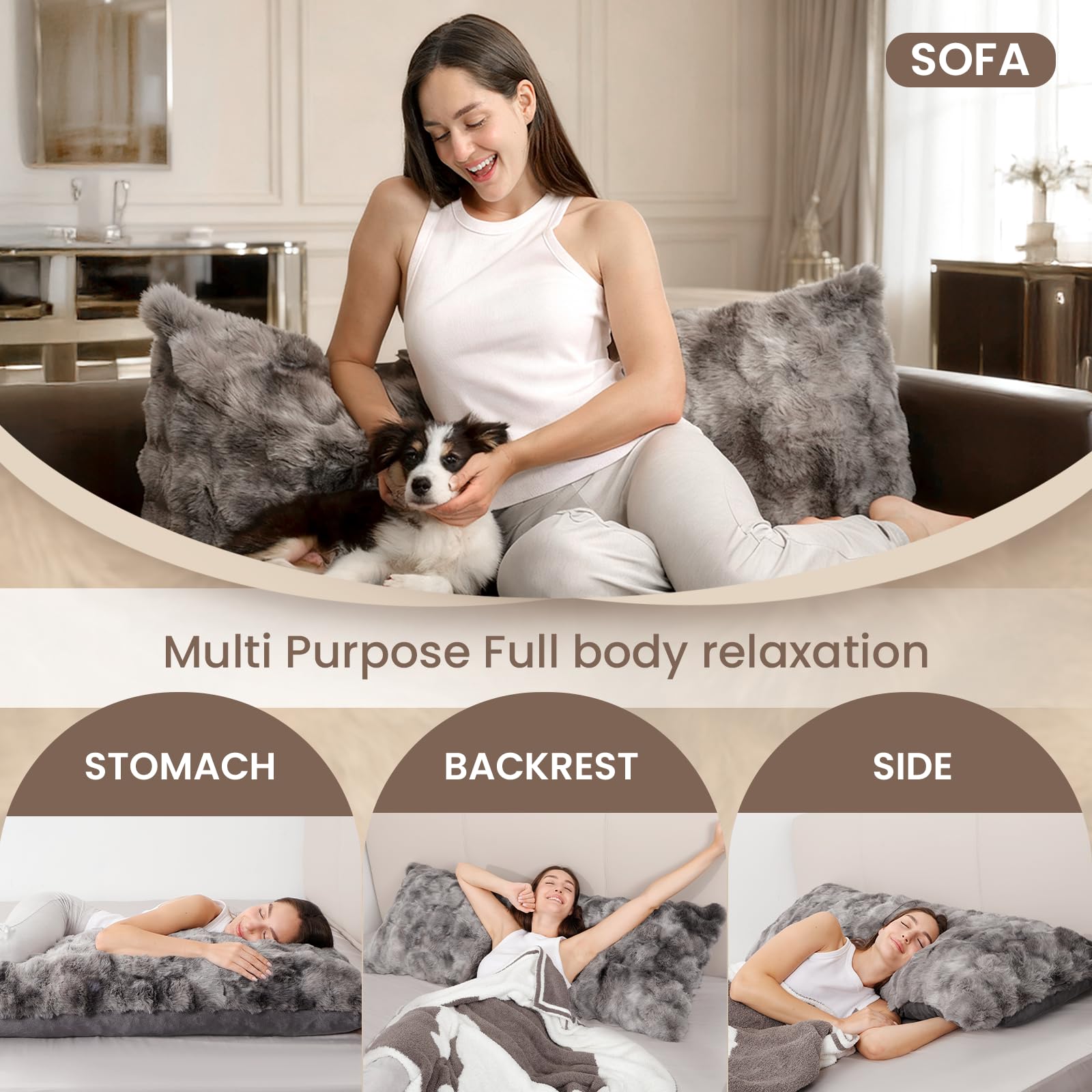 ZonLi shredded memory foam core illustrating contouring benefit