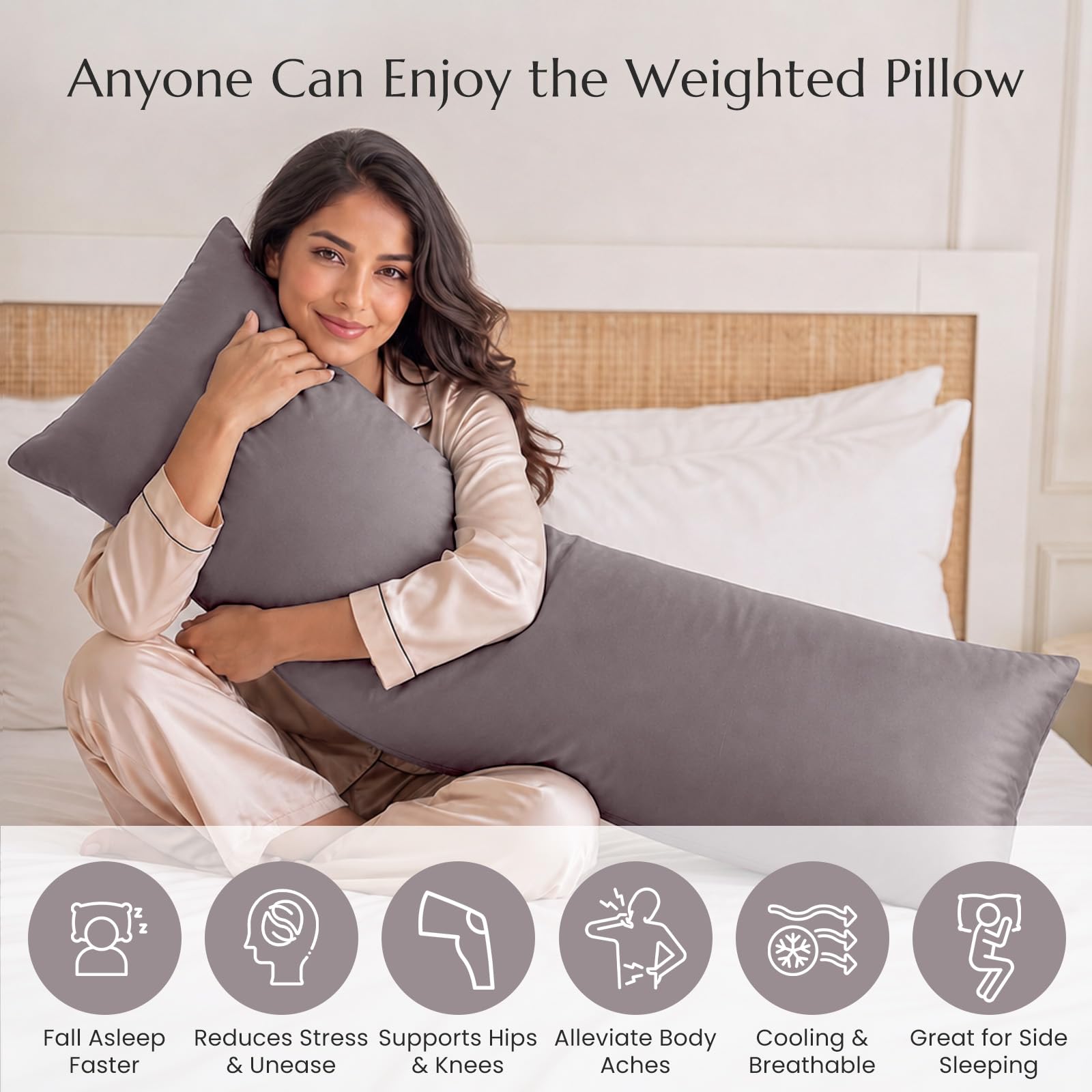 Vacuum-packed ZonLi pillow during unboxing indicating compact shipping and initial expansion step