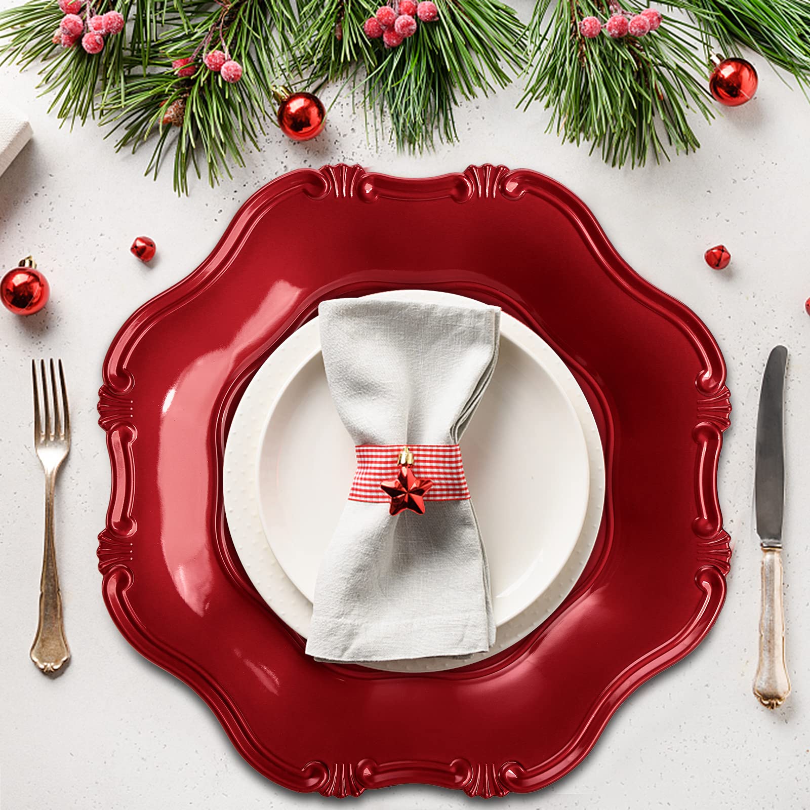 ZOOFOX stacked chargers showing scale and ease of storage benefit