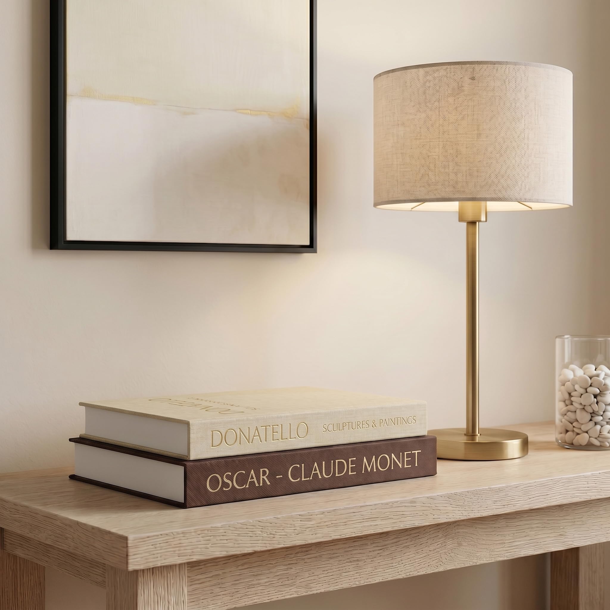 ZOTEdecor paired with real books on shelf blending seamlessly into library styling