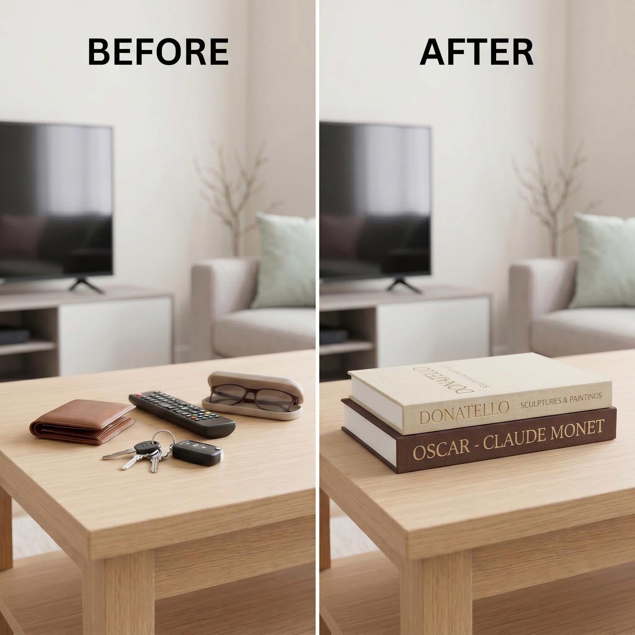 ZOTEdecor on nightstand holding keepsakes and reducing bedside clutter
