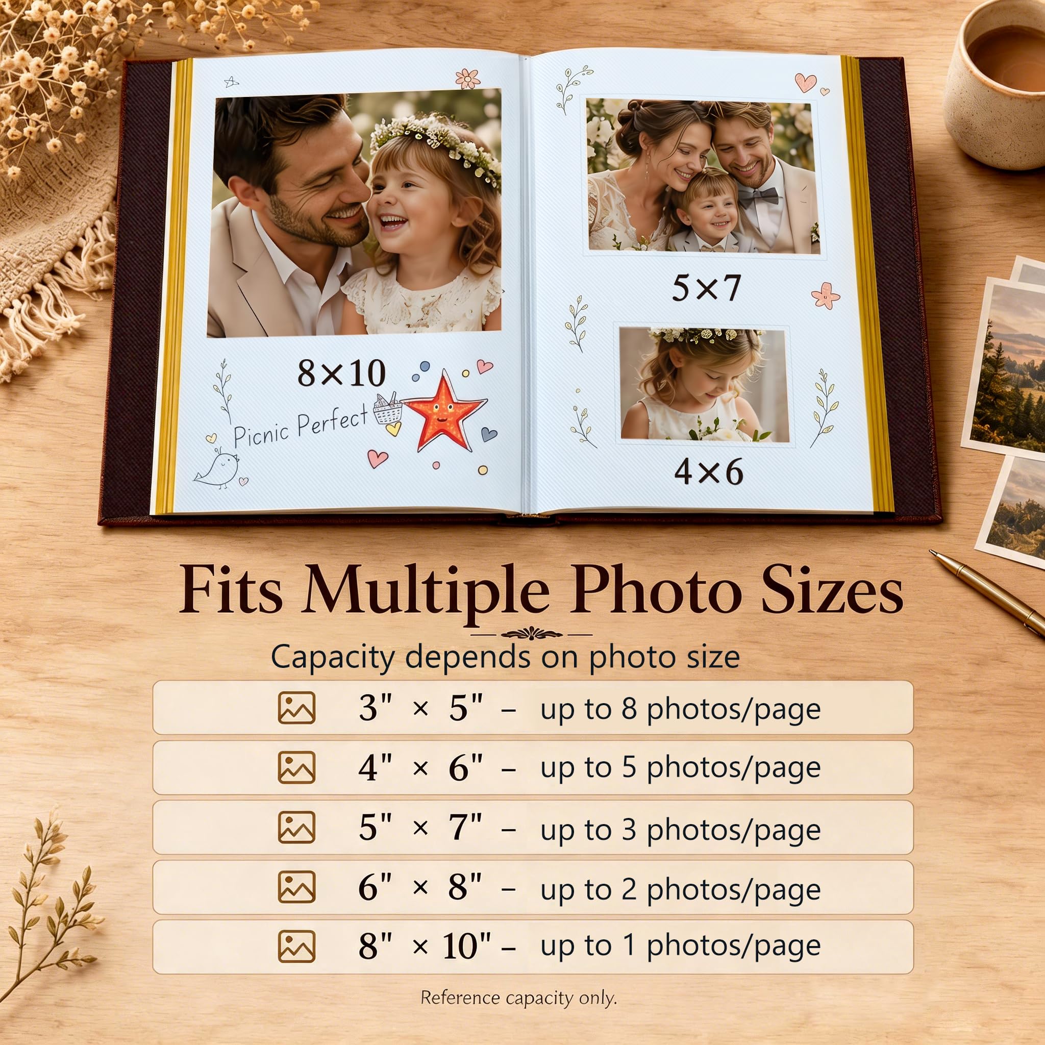 Zoview close-up of adhesive page illustrating easy lift-and-place benefit
