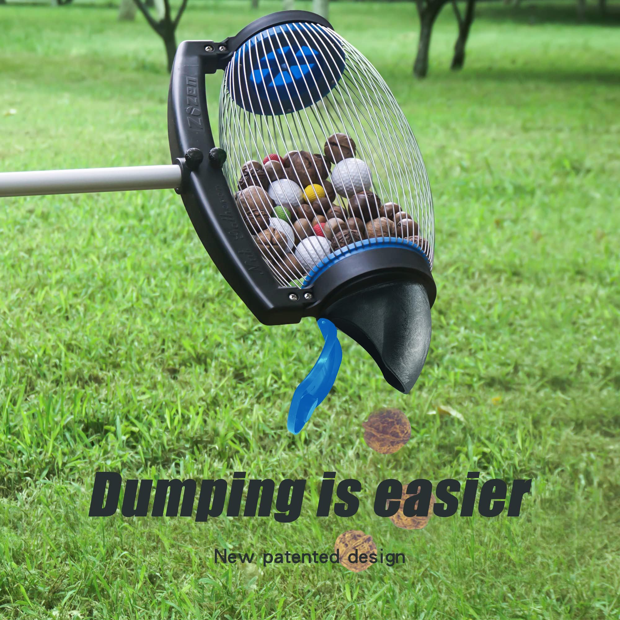 zozen dump outlet open illustrating fast hands-free dumping