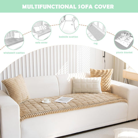 ZQFFB non-slip backing detail demonstrating secure grip on cushions