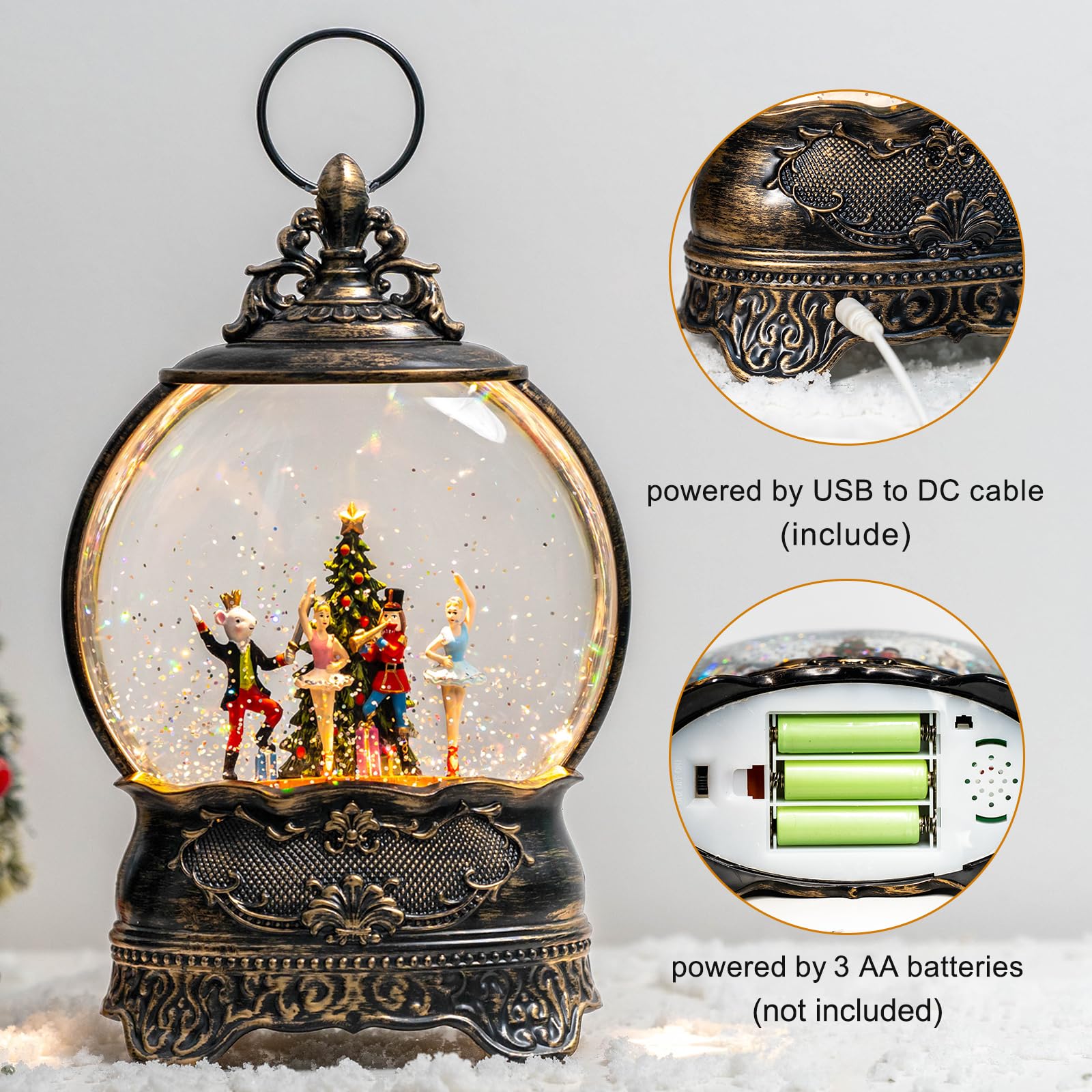 ZQQLITE lit on nightstand creating festive mood lighting benefit