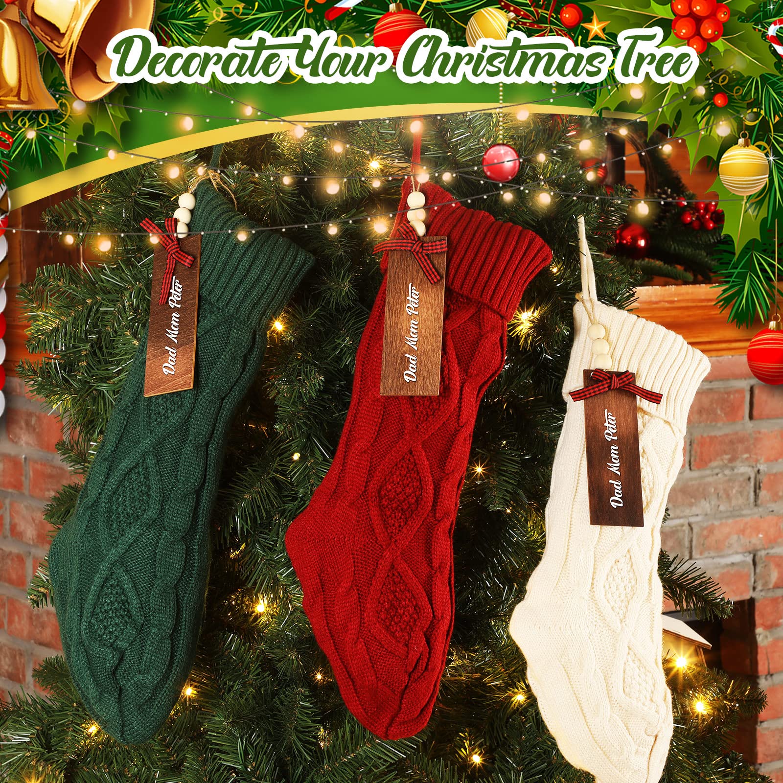 Zubebe metal stocking hook with removable tape showing secure, scratch-free attachment