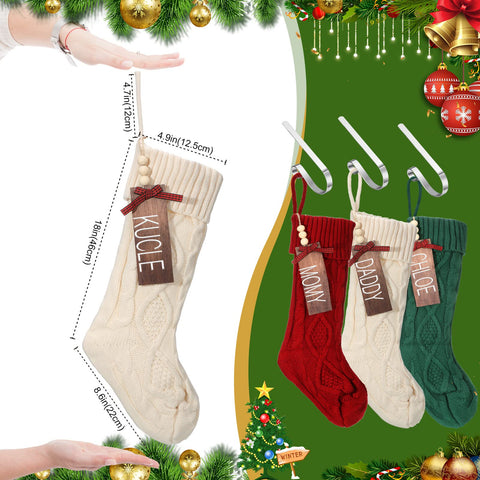 Zubebe stockings filled with treats illustrating capacity for candies and small gifts