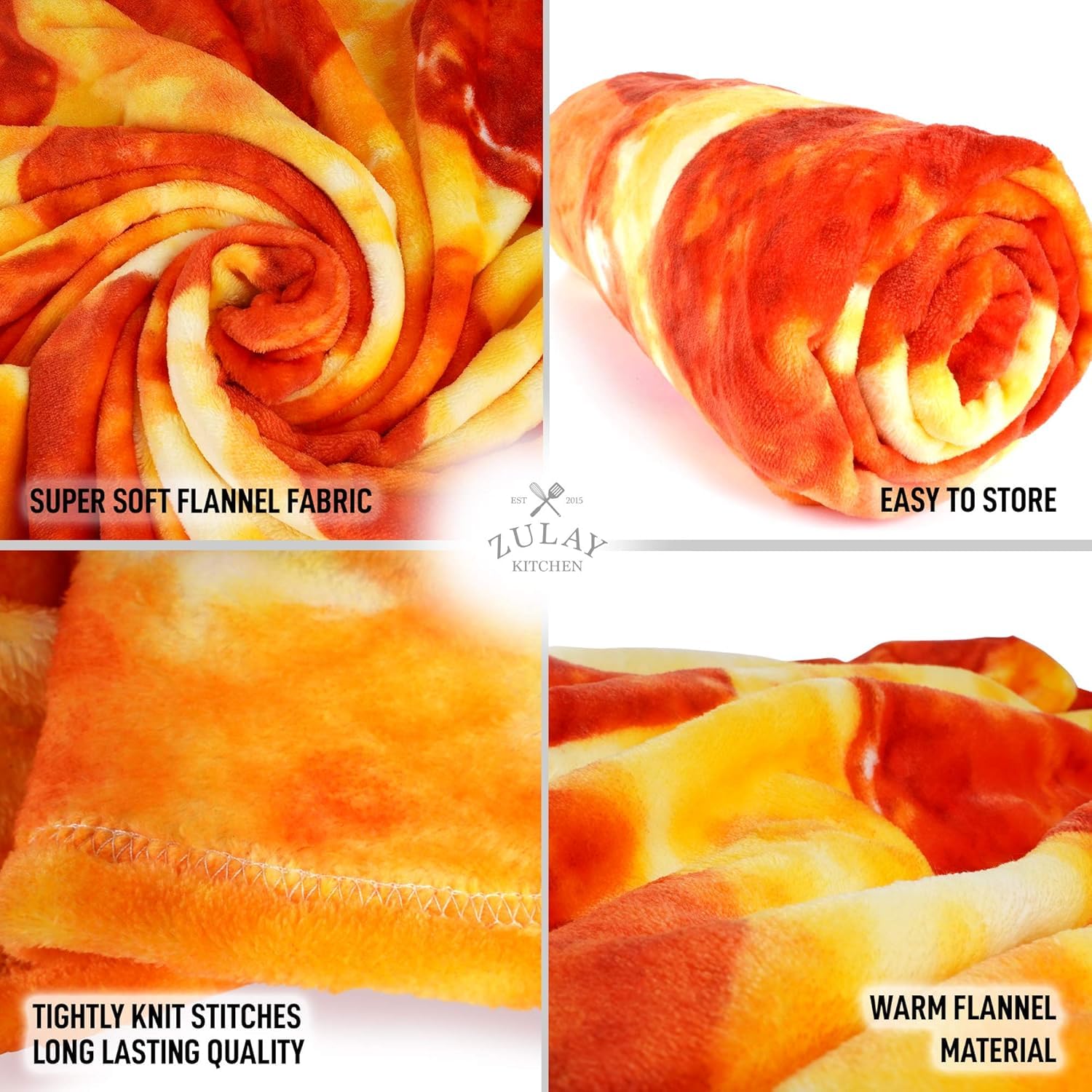 Zulay Kitchen blanket draped on sofa showing cozy living room appeal