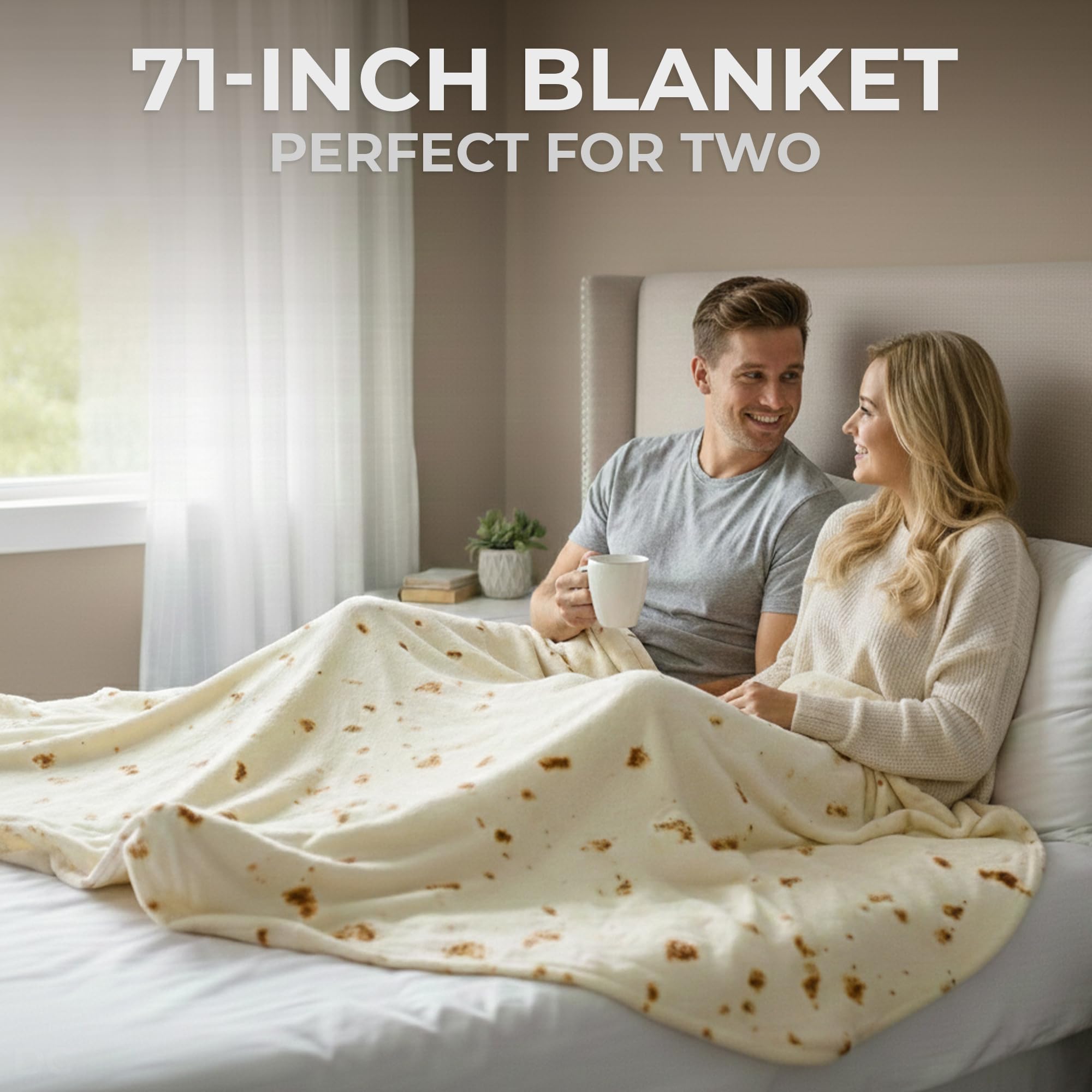 Zulay Kitchen child wrapped in blanket, cute and snuggly warmth