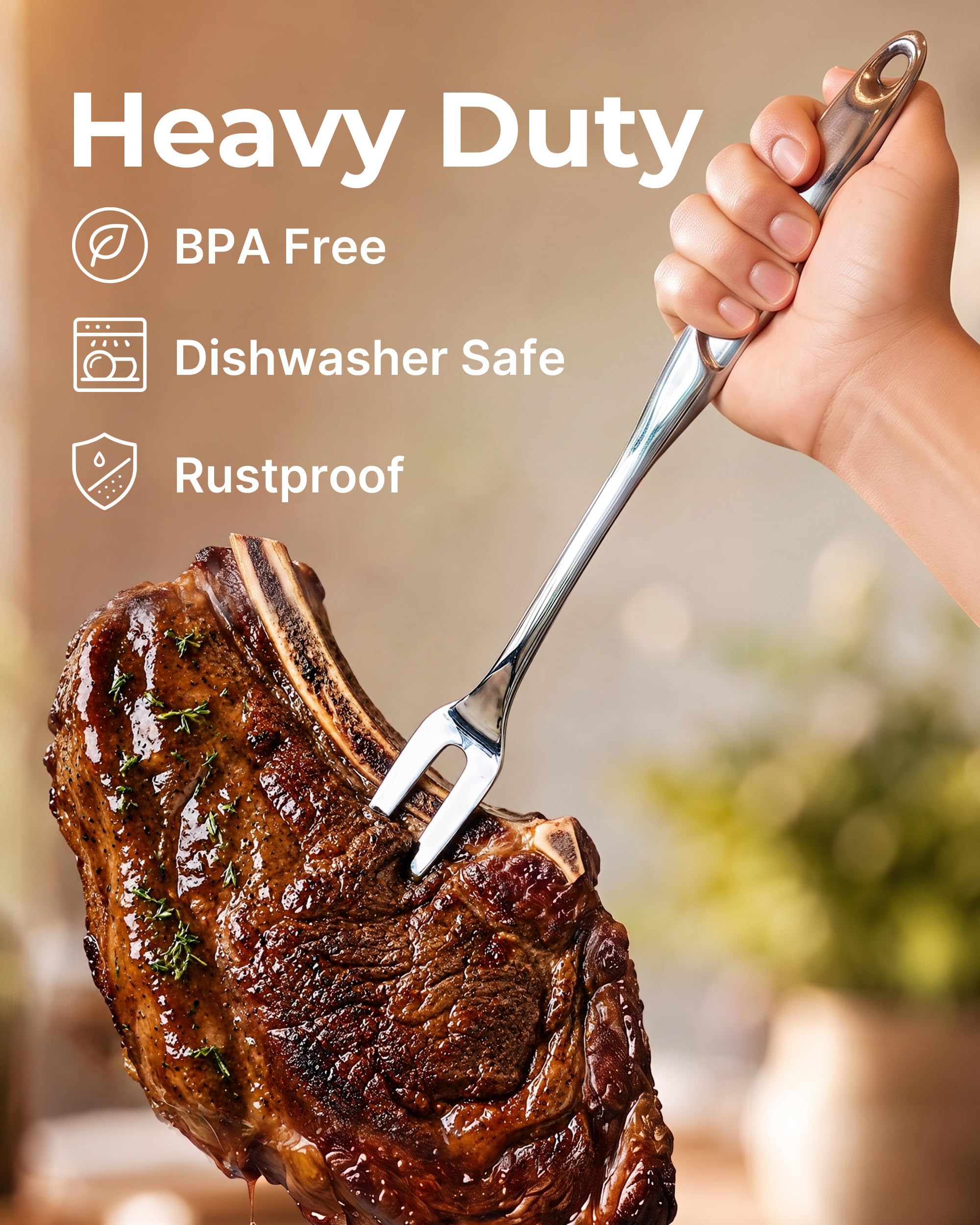 Zulay Kitchen draining spoon top view removing solids while preserving liquids benefit