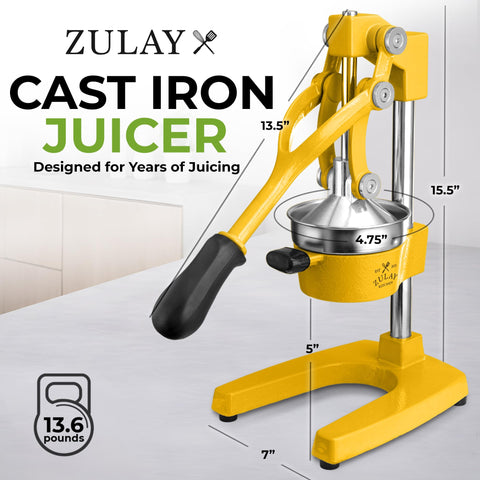 Zulay Kitchen juicer detachable strainers closeup, easy cleaning and seed separation benefit