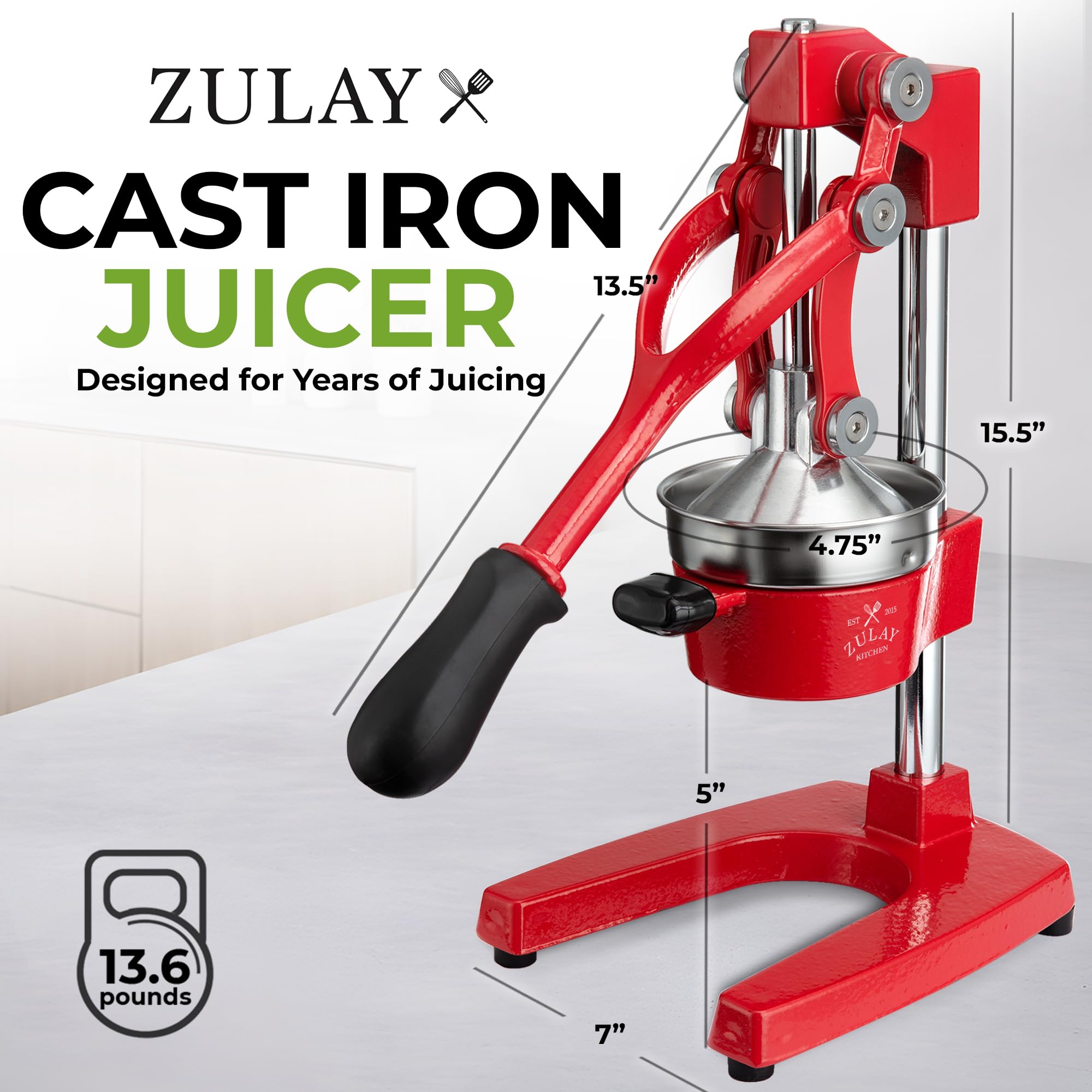 Zulay Kitchen detachable strainers removed for easy cleaning benefit