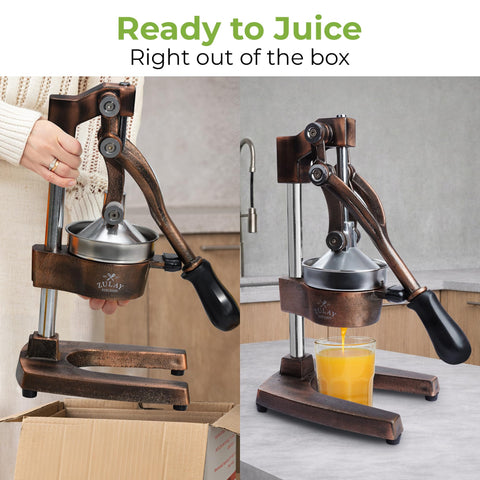 Zulay Kitchen detachable strainers removed for easy cleaning and seed-free juice