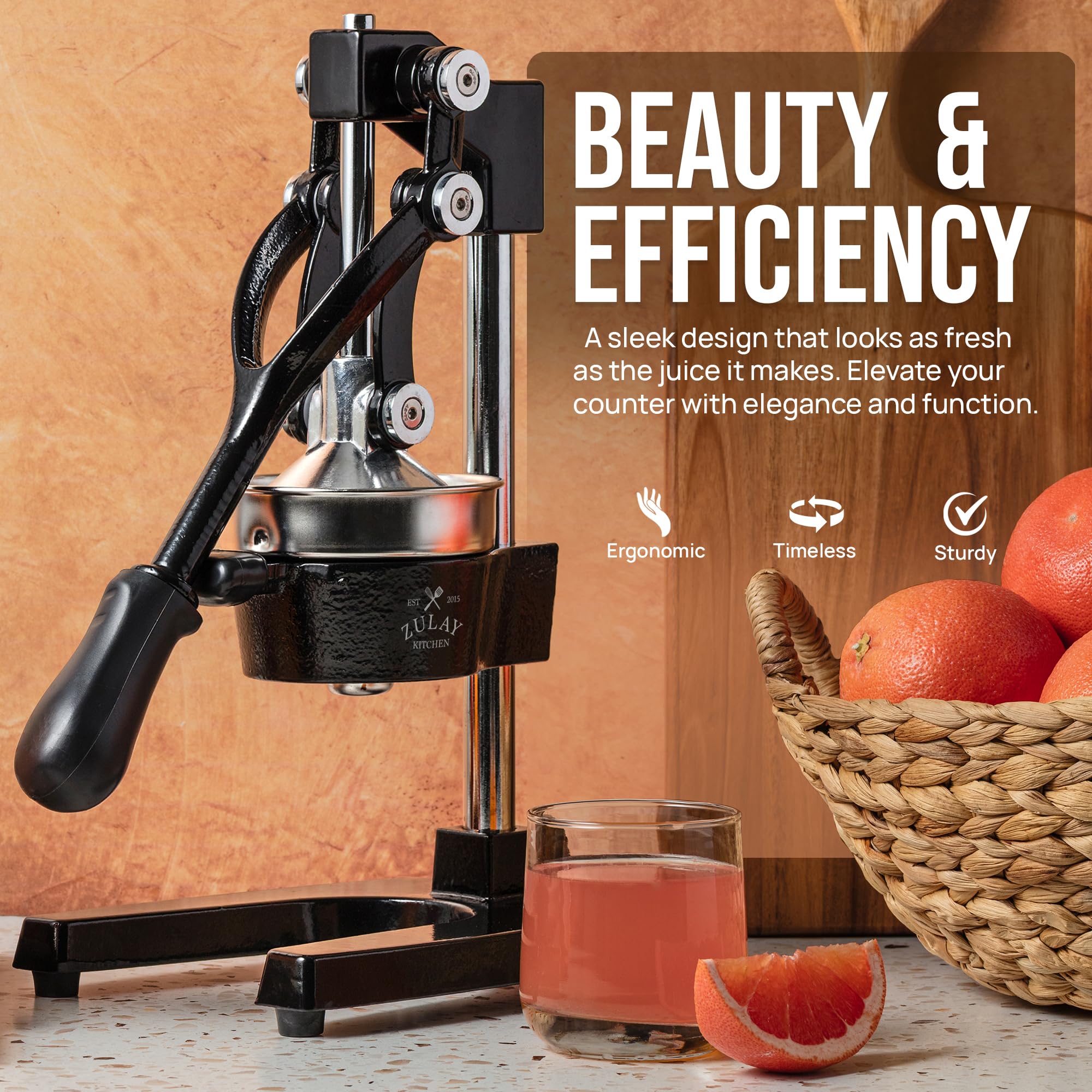 Zulay Kitchen rubber feet ensuring stability and no-slip operation