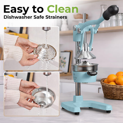 Zulay Kitchen size comparison with lemon lime and grapefruit showing capacity