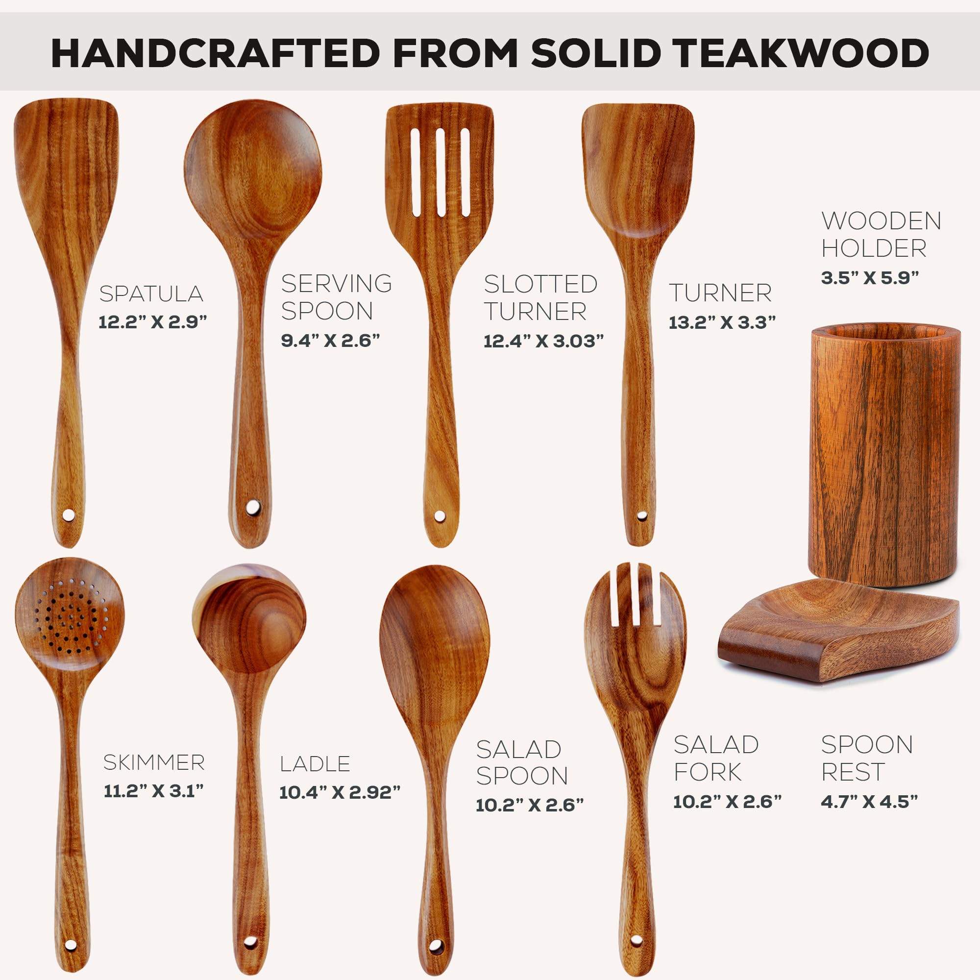 Zulay Kitchen spoon rest and wooden crock organized for neat countertop storage