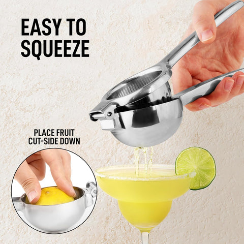 Zulay seed-free juice pouring from bowl showing clean pulp separation benefit