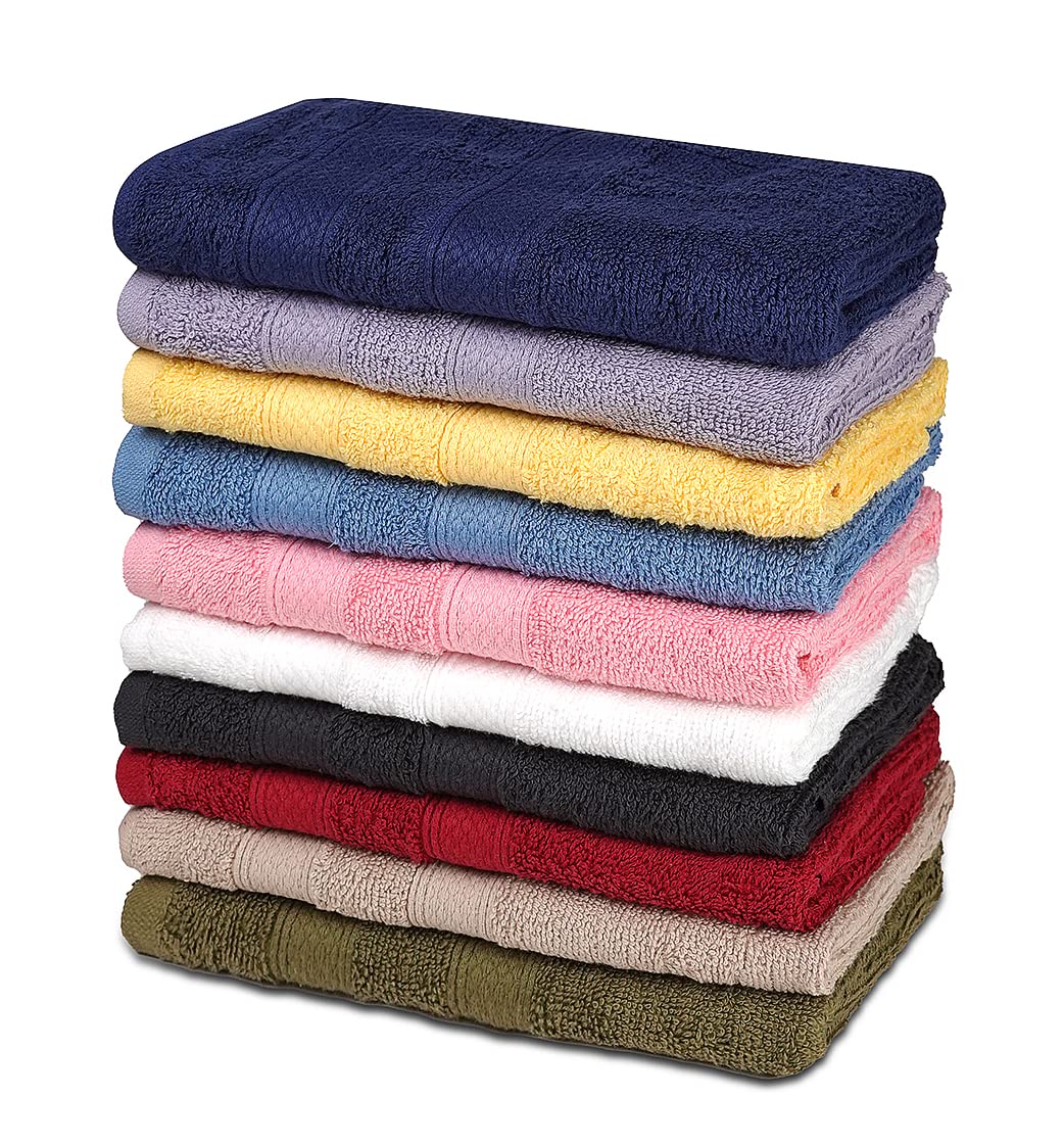 ZUPERIA front pack view showing 10 towels and easy storage benefit