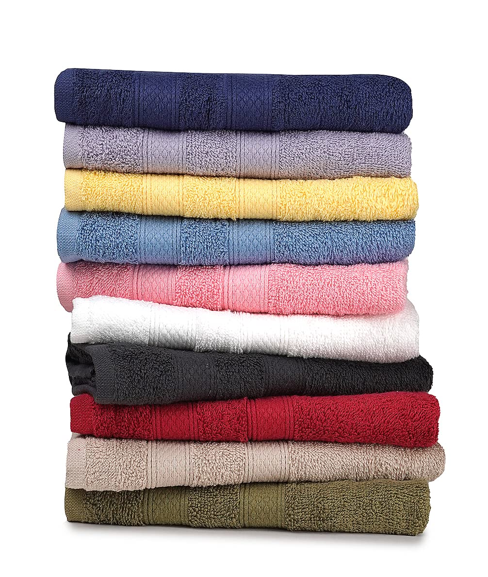 ZUPERIA towel hung in bathroom demonstrating quick drying benefit