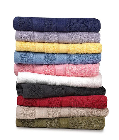 ZUPERIA towel hung in bathroom demonstrating quick drying benefit