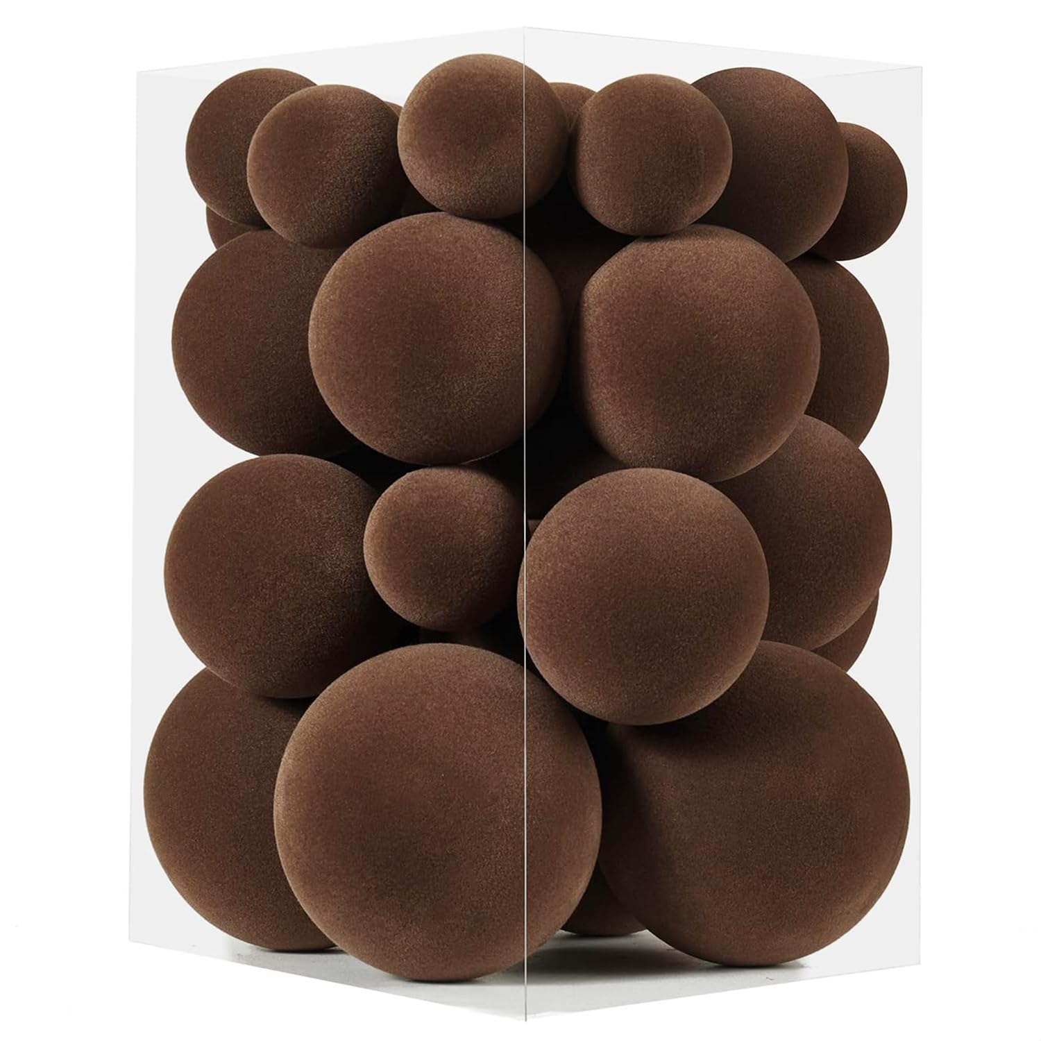 ZVAVH front packaging showing full 38-piece velvet ornament set and organized compartments