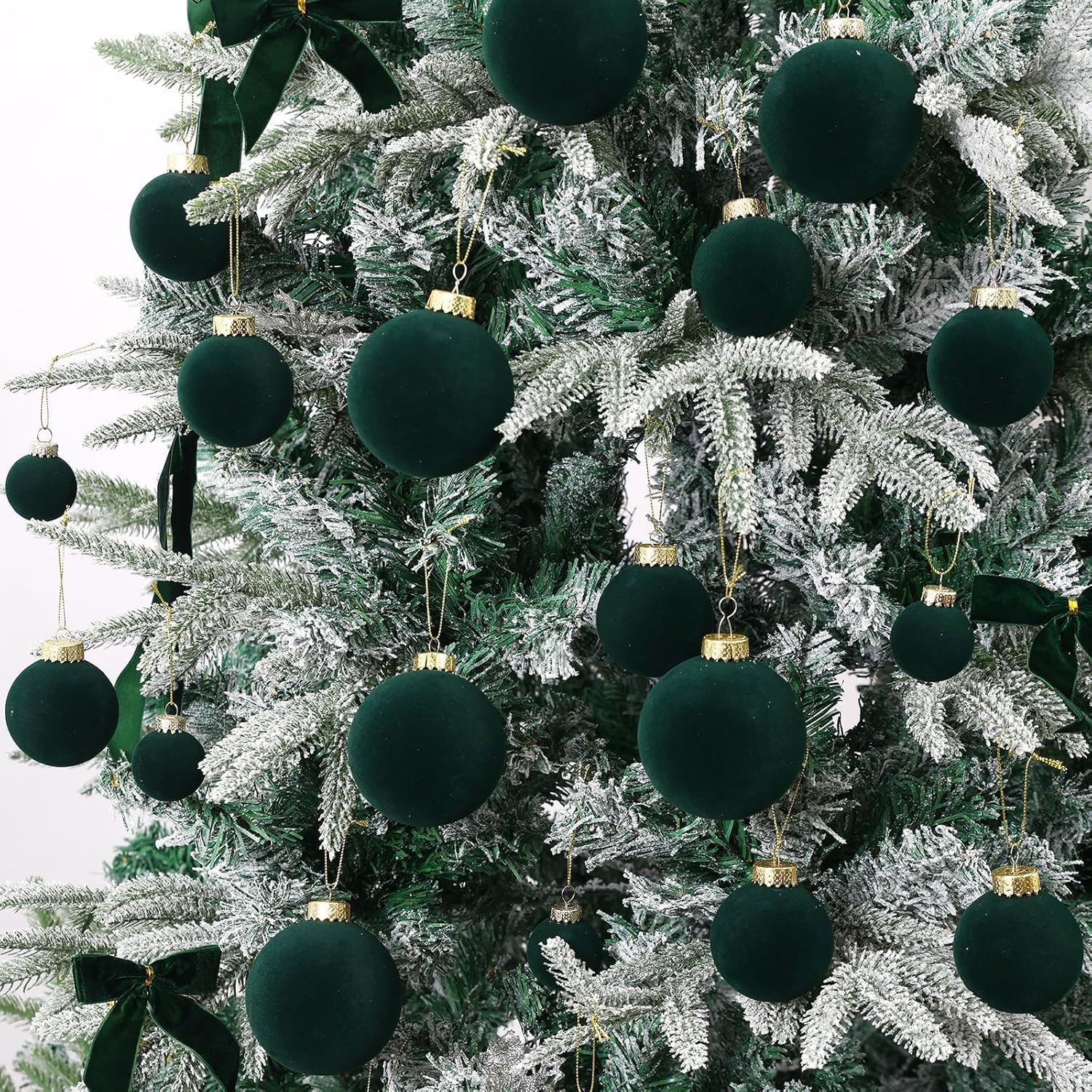 ZVAVH ornaments hanging on tree adding layered texture and warm holiday ambiance benefit