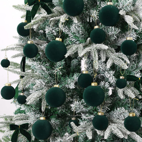 ZVAVH ornaments hanging on tree adding layered texture and warm holiday ambiance benefit