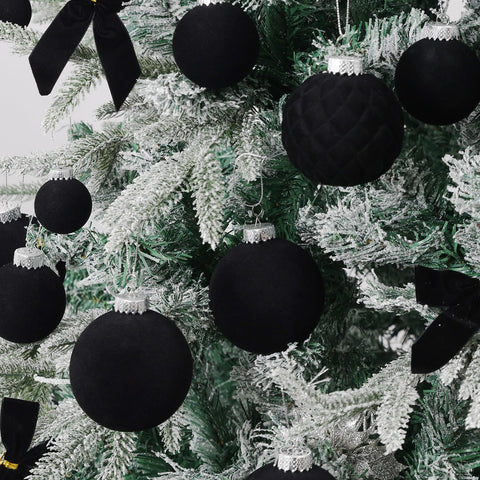 ZVAVH ornaments hanging on a Christmas tree adding soft warmth