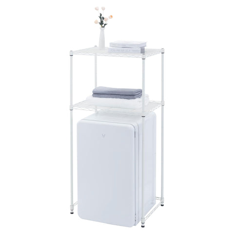 Zvyteay front view of assembled shelf showing organized storage benefit
