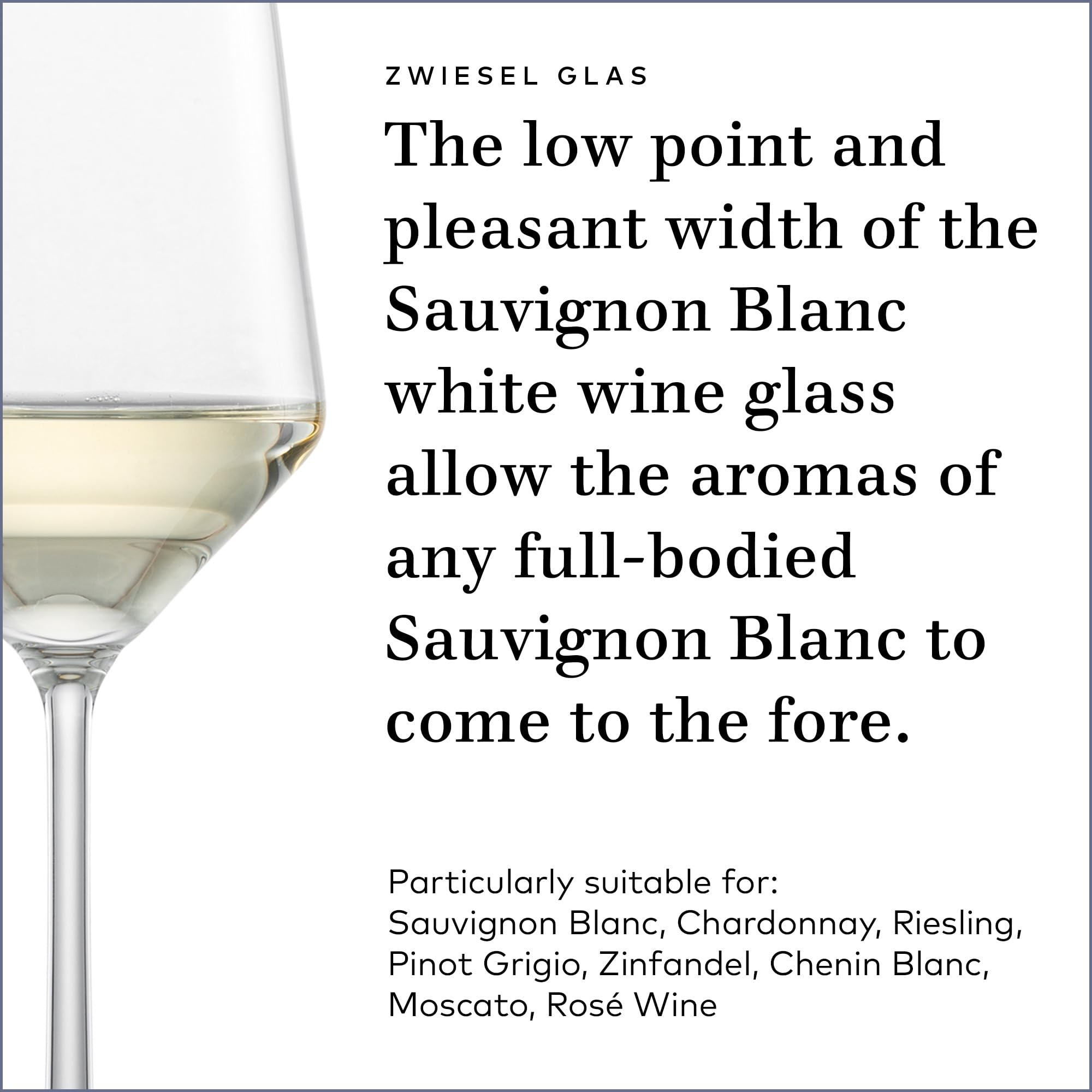 Zwiesel Glas stem and base detail demonstrating sturdy Tritan construction and balance