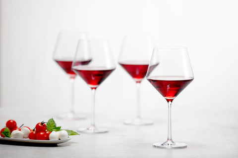 Zwiesel Glas Pure on dining table conveying stylish setting and hosting benefit