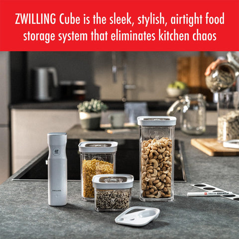 ZWILLING cube closeup material texture showing durable scratch resistance