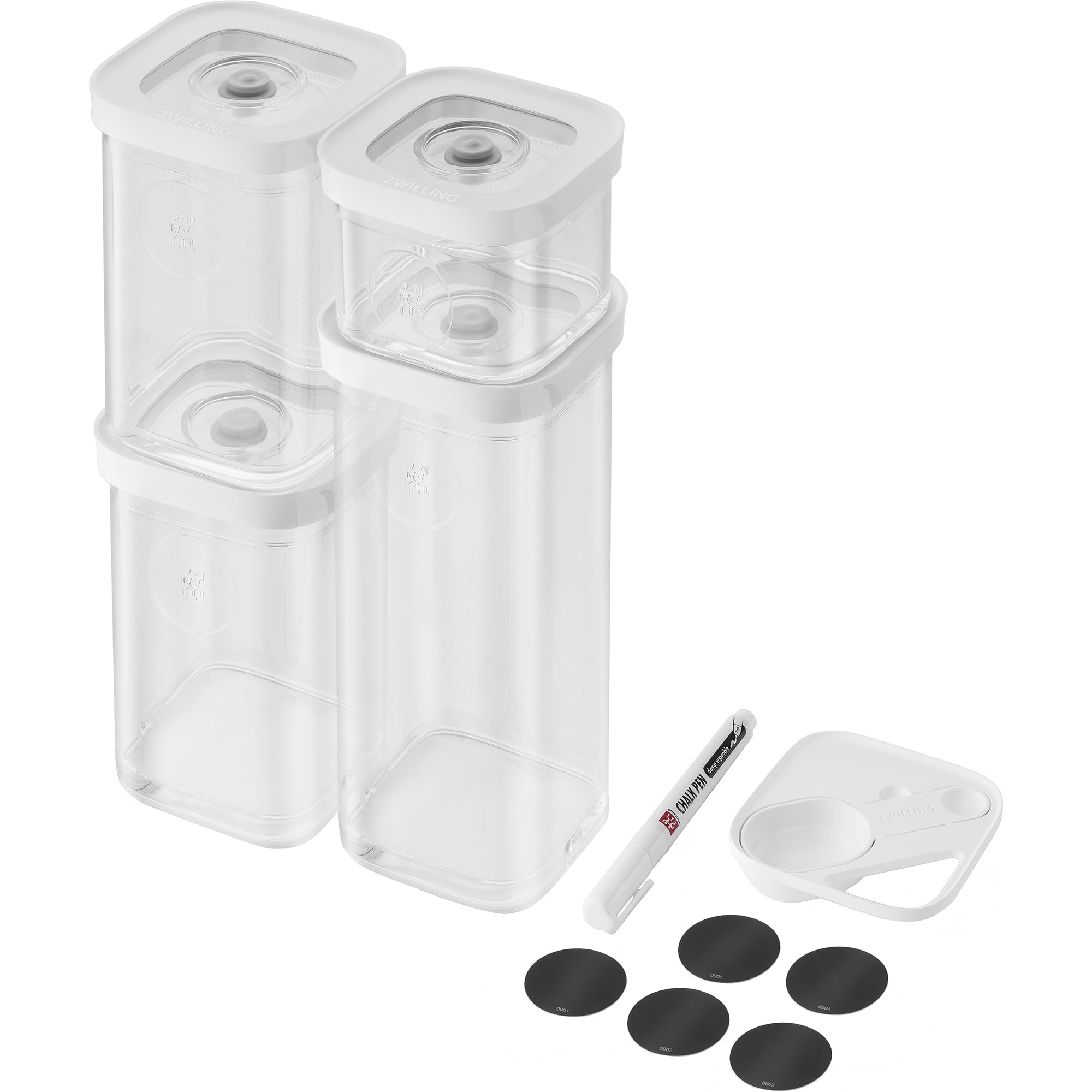 ZWILLING cube front packaging showing set and organized benefit
