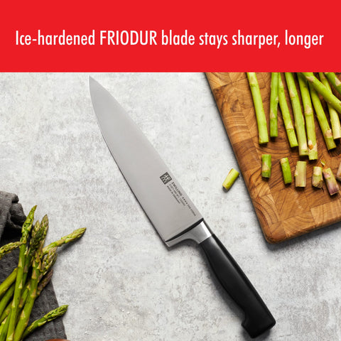 ZWILLING bread knife slicing loaf cleanly for consistent, crumb-free cuts