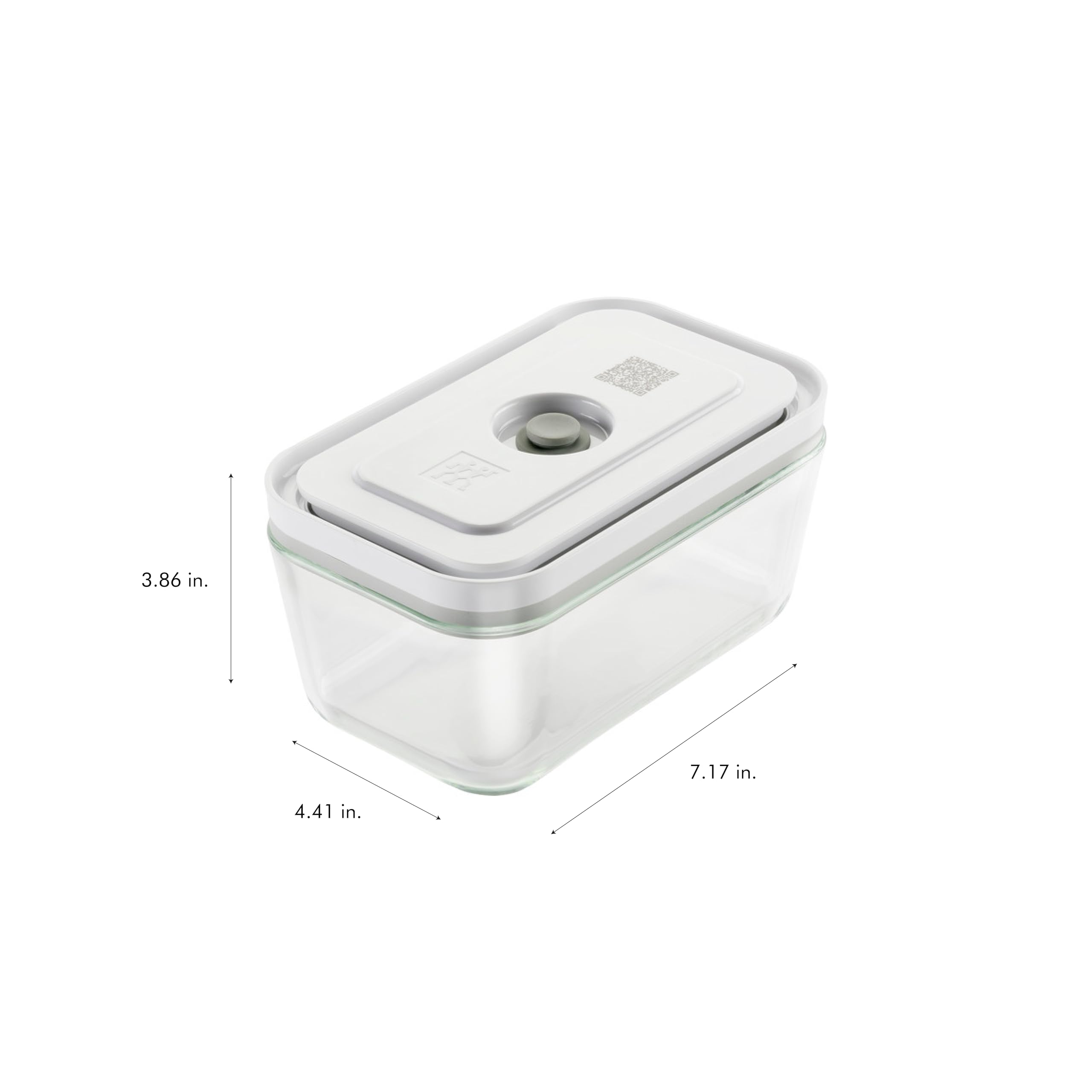 ZWILLING stackable glass containers saving counter space and organized storage