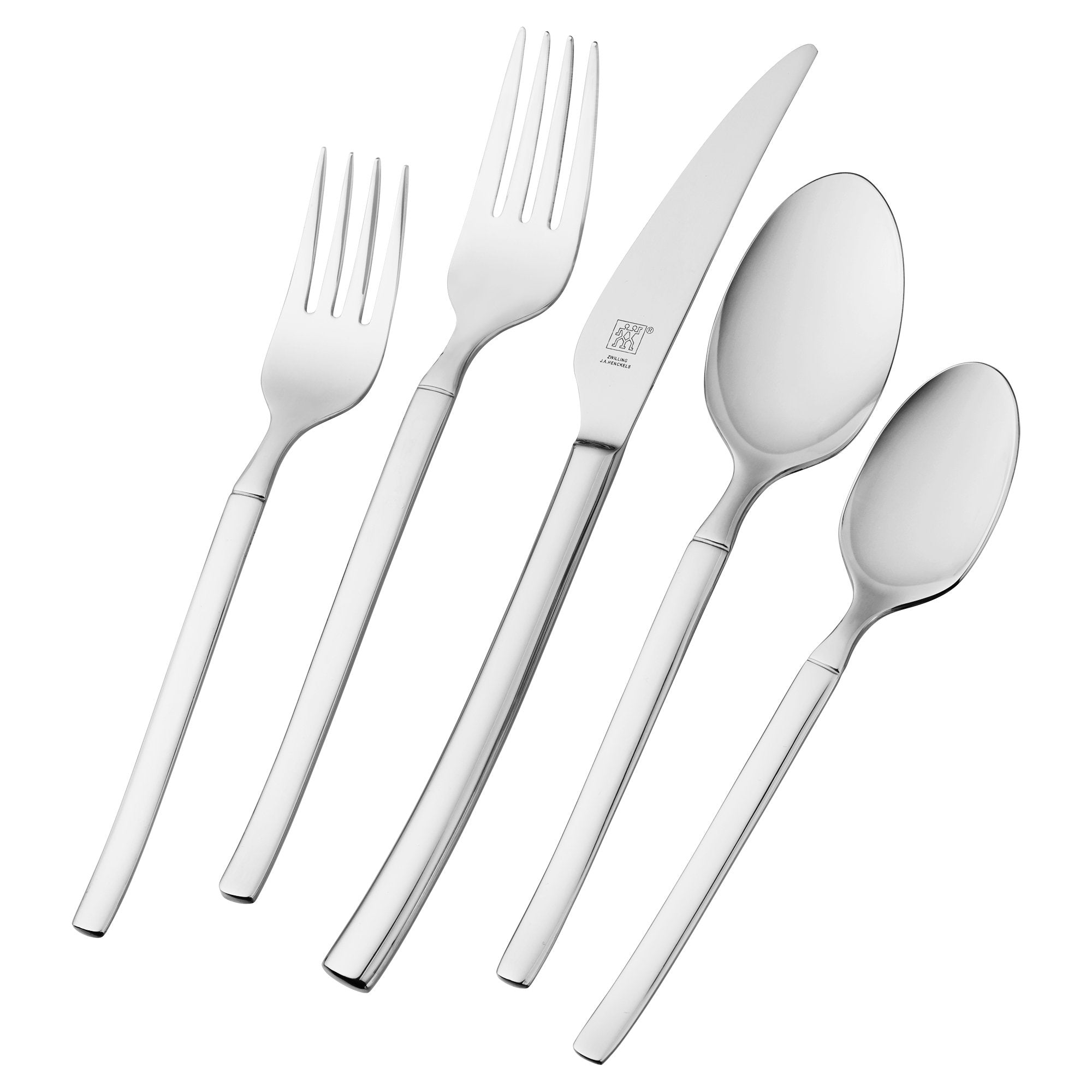 ZWILLING Opus front view showing full 45-piece boxed set and elegant presentation