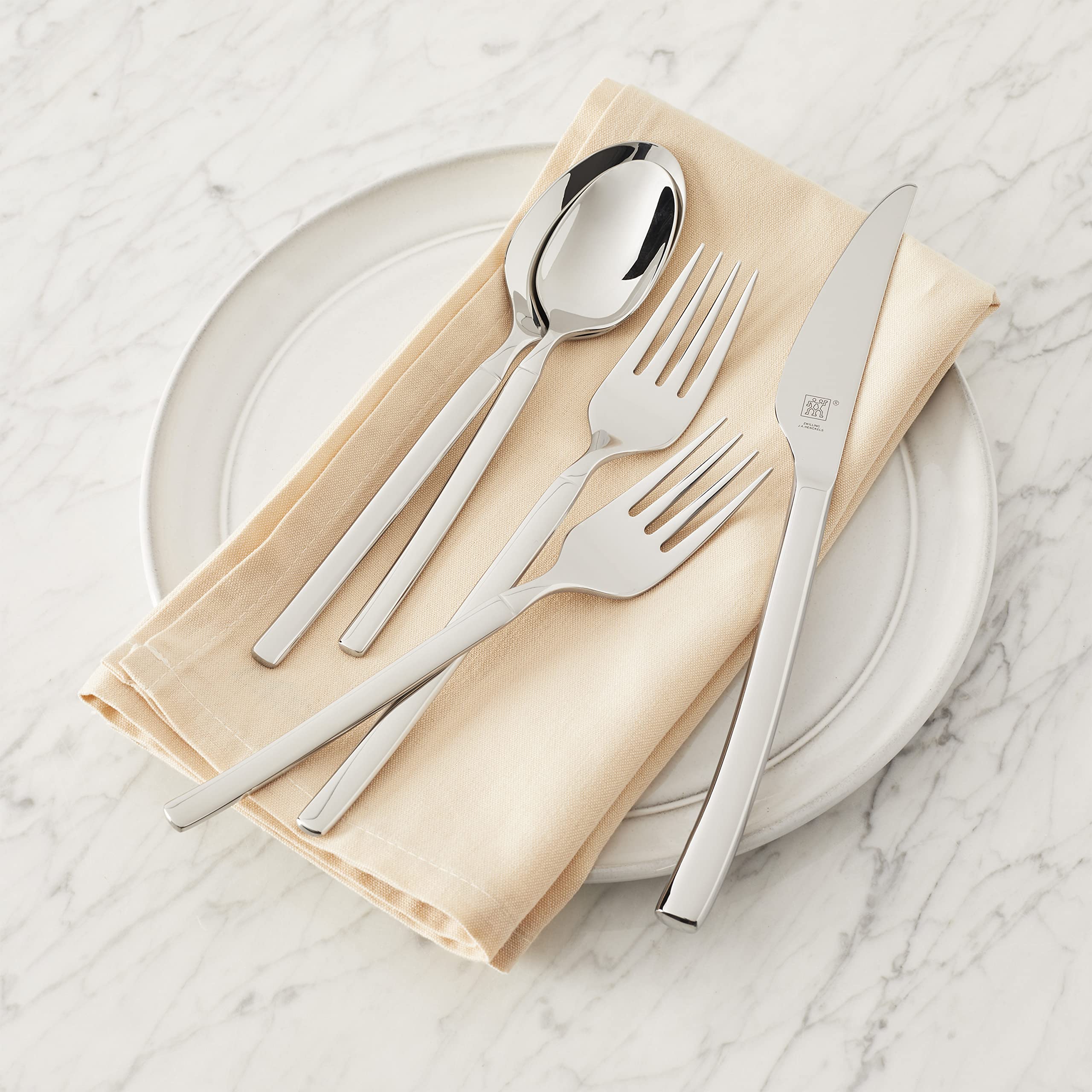 ZWILLING Opus serving set arranged to show hosting pieces and versatile serving options