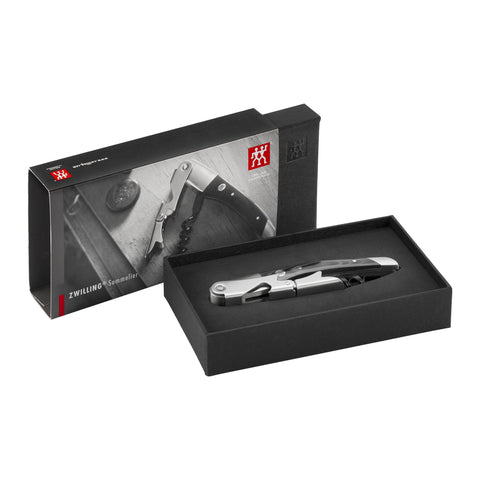 ZWILLING Sommelier foil cutter detail for neat capsule removal and clean bottle rim