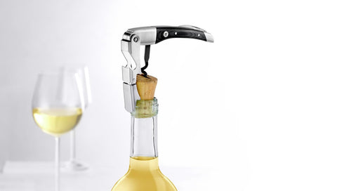 ZWILLING Sommelier micarta handle close-up offering secure, moisture‑resistant grip